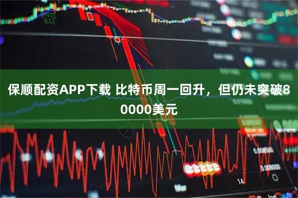 保顺配资APP下载 比特币周一回升，但仍未突破80000美元