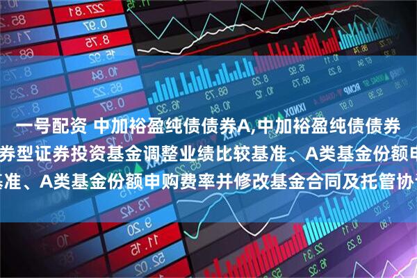 一号配资 中加裕盈纯债债券A,中加裕盈纯债债券C: 关于中加裕盈纯债债券型证券投资基金调整业绩比较基准、A类基金份额申购费率并修改基金合同及托管协议的公告
